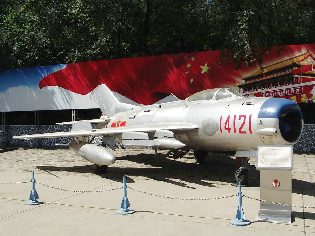 中國航空博物館中展出的米格-19ПМ戰鬥機