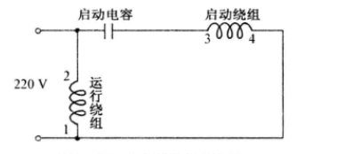 圖1 分相啟動接線電路