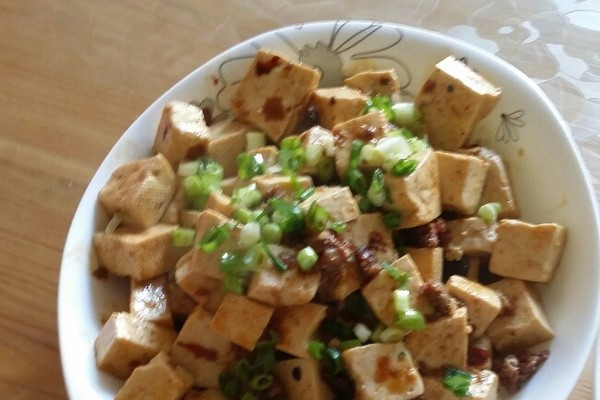 牛肉末燒豆腐 牛肉末燒豆腐