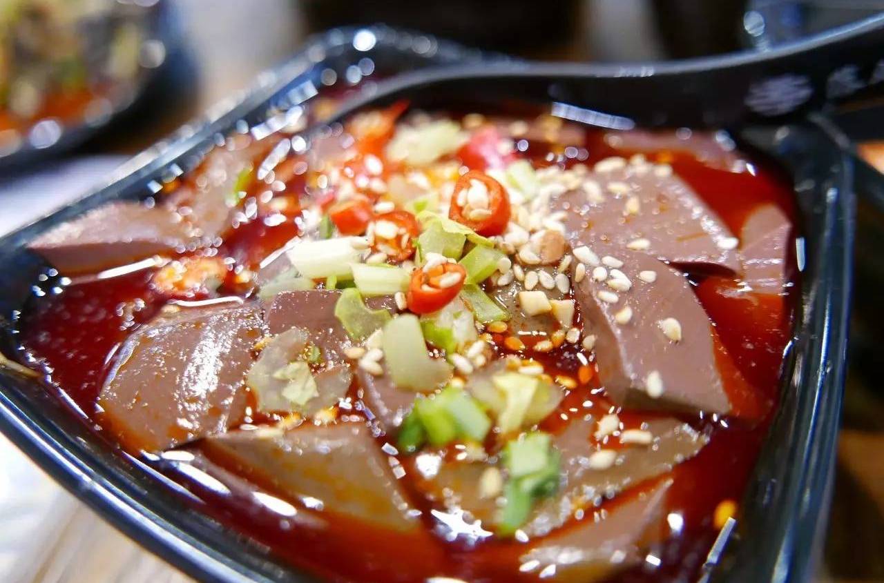 香辣鴨血 香辣鴨血