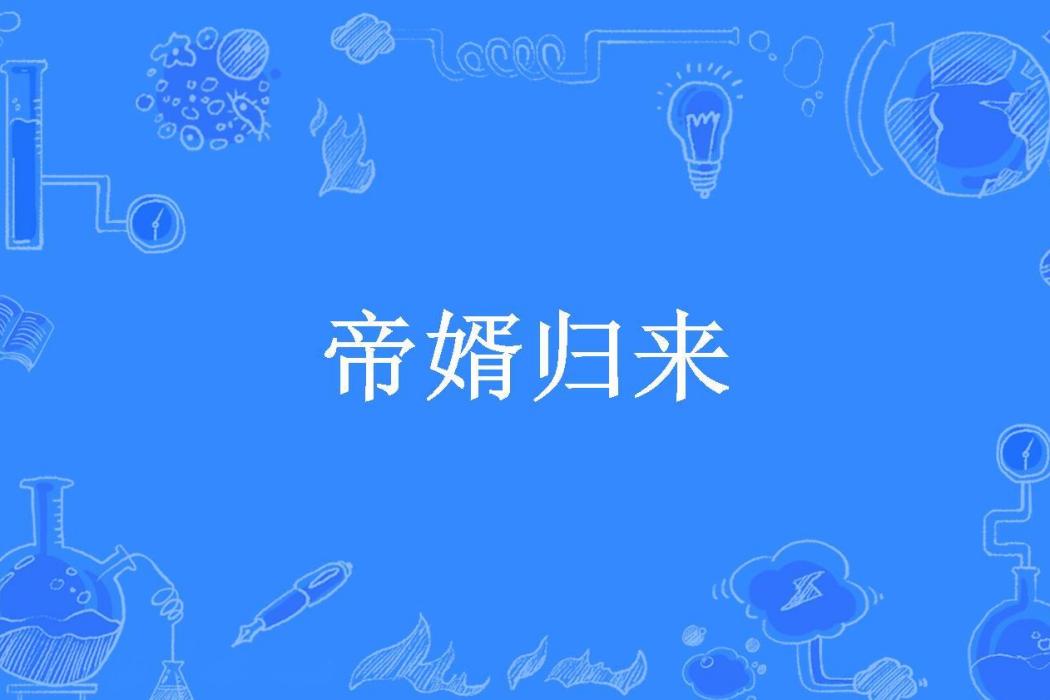 帝婿歸來(重啟年所著小說)