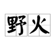 野火(漢語詞語) 野火(漢語詞語)