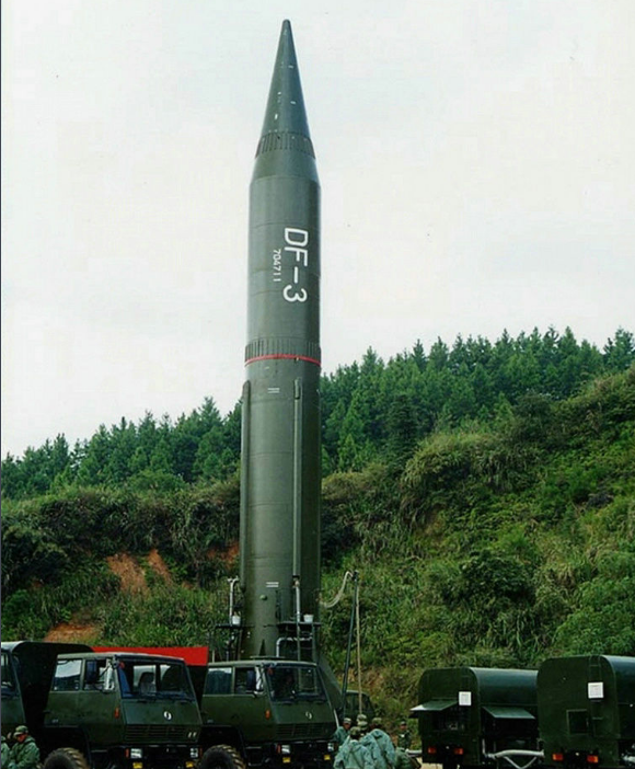東風-3彈道飛彈(東風-3號(DF-3)中程地地戰略飛彈)