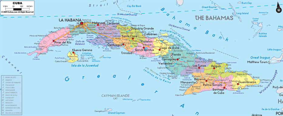 古巴地圖