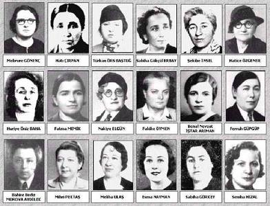 1935年首次進入國會的18位女性議員
