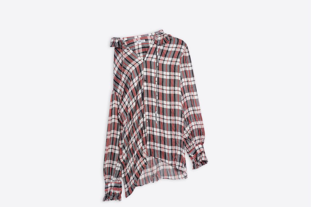 Off-Shoulder女式襯衫