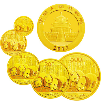 2013熊貓金幣