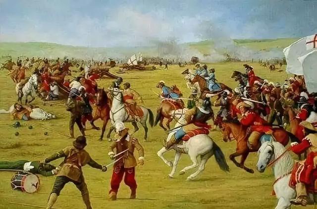 議會軍的步騎兵夾攻 最終瓦解了王軍的抵抗