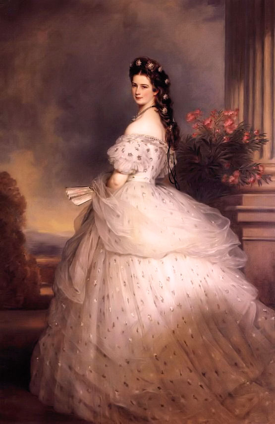 伊莉莎白皇后，由弗朗茲·克薩韋爾·溫特哈爾特繪於1865年
