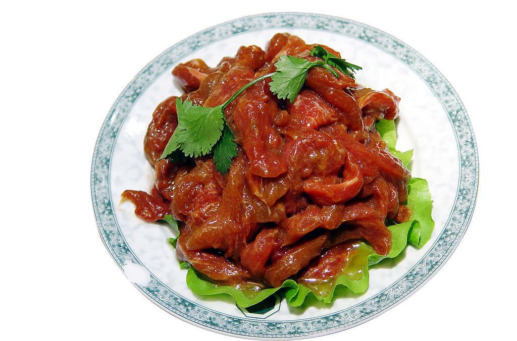 蓋菜牛柳 蓋菜牛柳