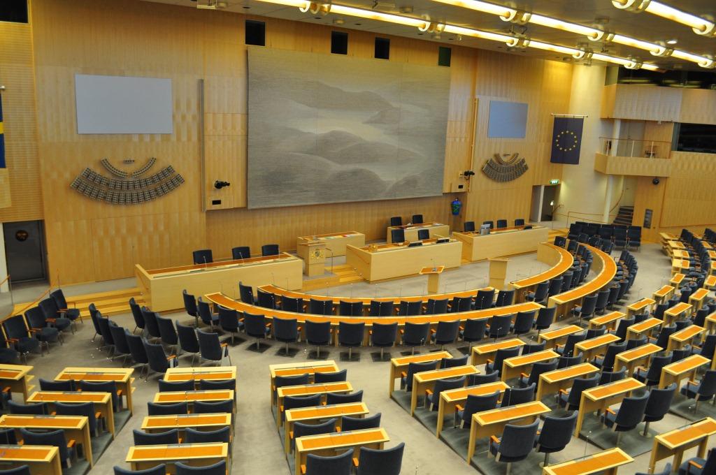 瑞典議會會場，兩院制時期為下院會場