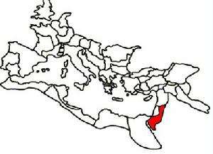 羅馬帝國阿拉比亞行省位置中央是地中海