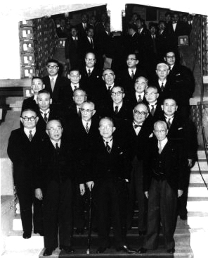 1954年鳩山內閣合影