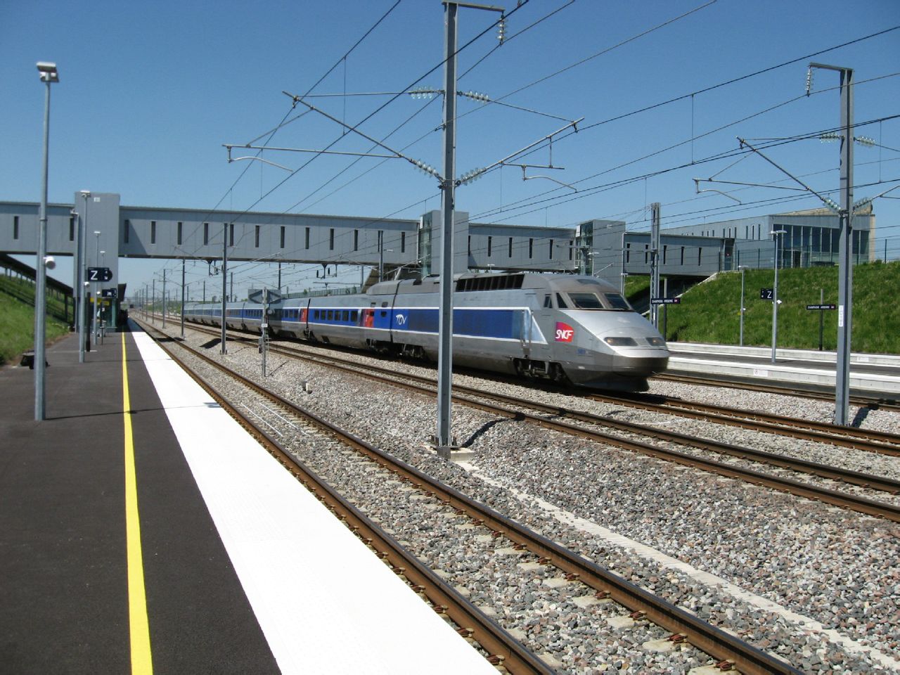 香檳-阿登TGV站附近（感謝原圖作者）