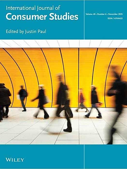 International Journal of Consumer Studies International Journal of Consumer Studies
