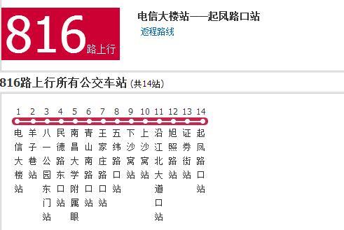 南昌公交816路 南昌公交816路