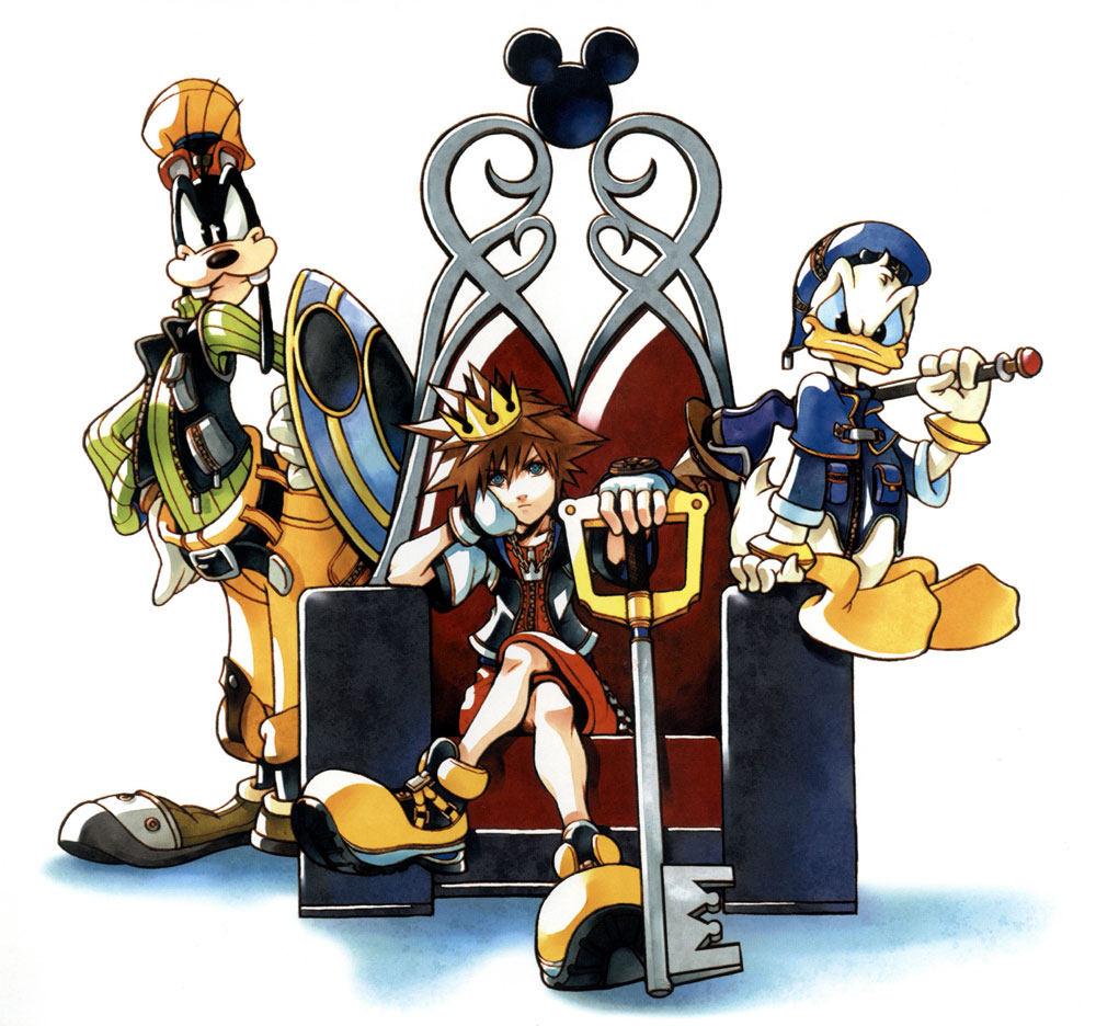 Goofy、Sora、Donald Duck