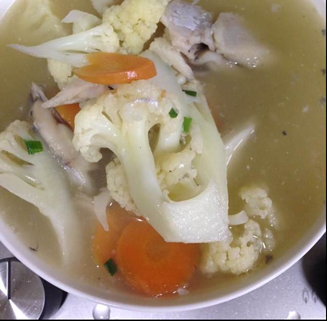 鯧魚花菜羹 鯧魚花菜羹