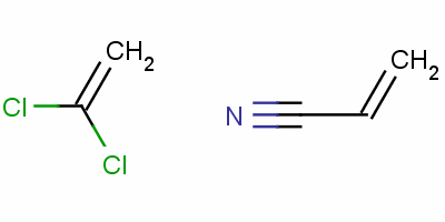 聚(偏氯乙烯-co-丙烯腈) 分子式圖片