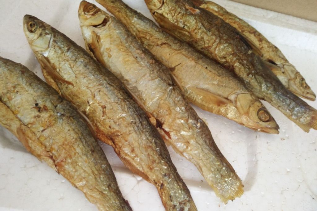 煙燻素魚