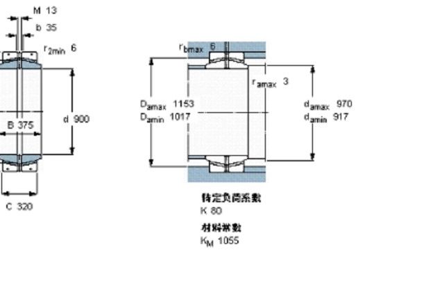 SKF GEC900FBAS軸承 SKF GEC900FBAS軸承