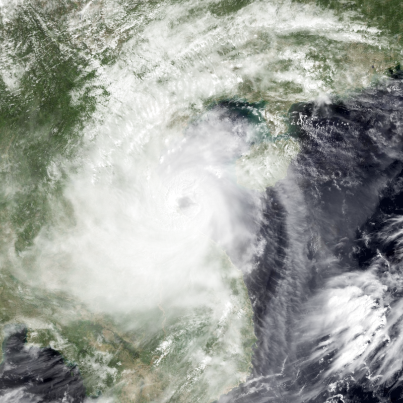 強颱風杜蘇芮 衛星雲圖