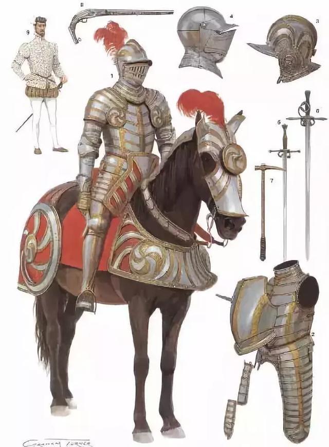 英軍重騎兵的裝備 訓練和馬匹都勝於對手