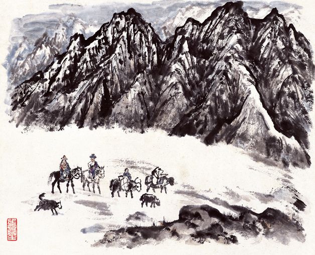 祁連山寫生29 祁連山寫生29