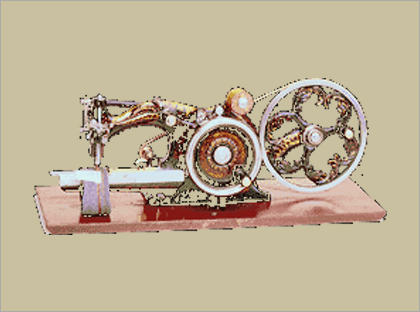 英國製造的第一台產品雙線鎖式縫紉機