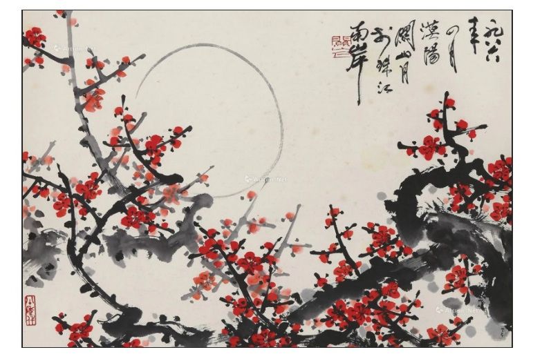 紅梅爭春