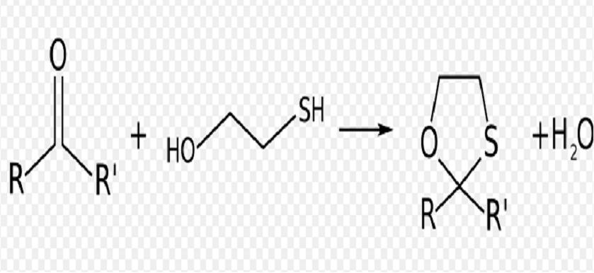 2-巰基乙醇可以與醛或酮反應