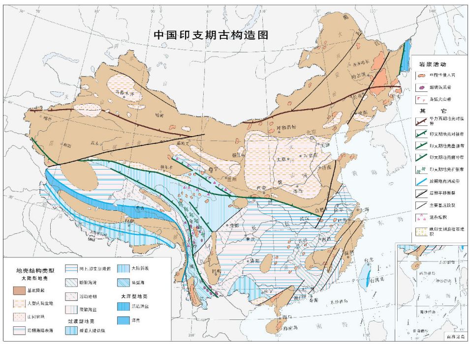 印支構造期 印支構造期