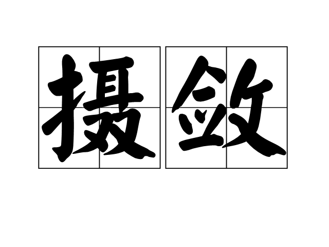 攝斂