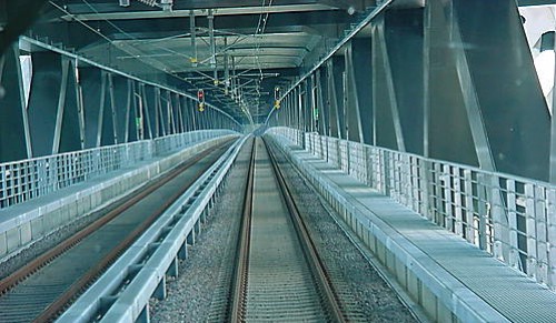 大橋的火車道