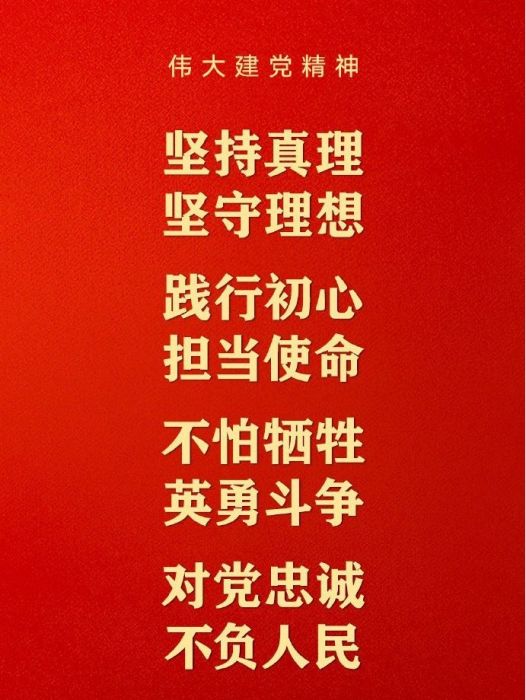 偉大建黨精神(建黨精神) 偉大建黨精神(建黨精神)
