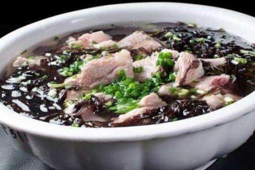 紫菜肉片湯 紫菜肉片湯