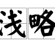 淺略