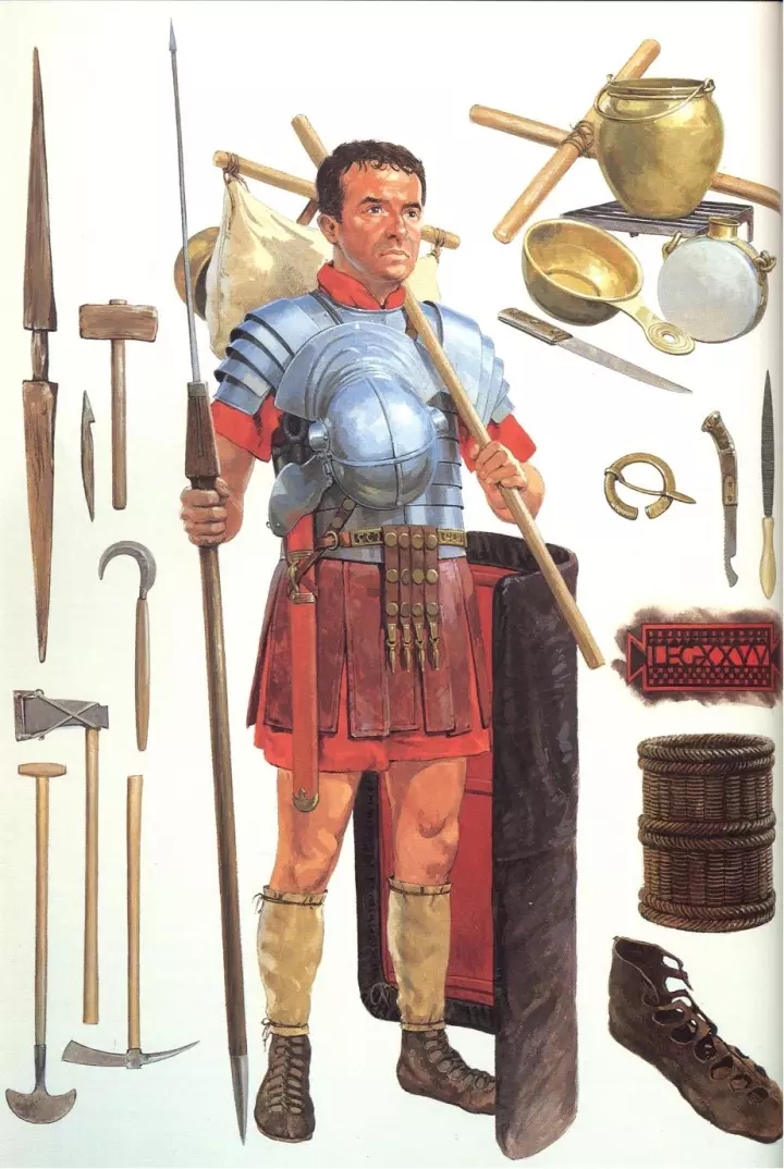 圖拉真時代的羅馬軍團士兵