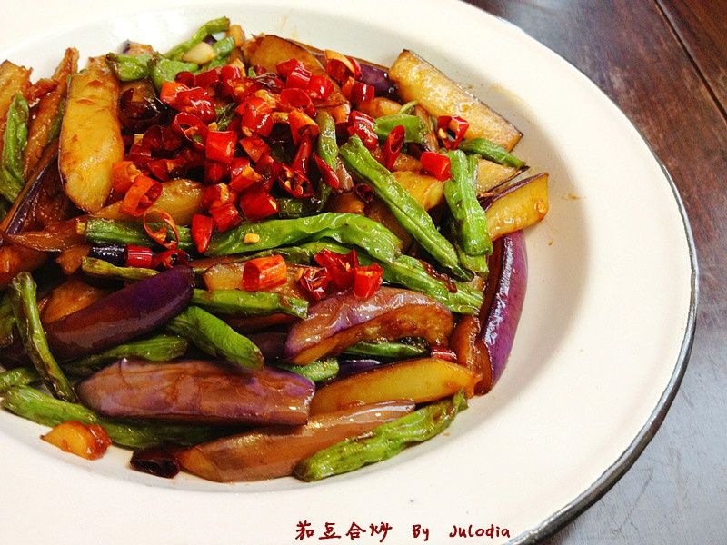 茄豆合炒 茄豆合炒