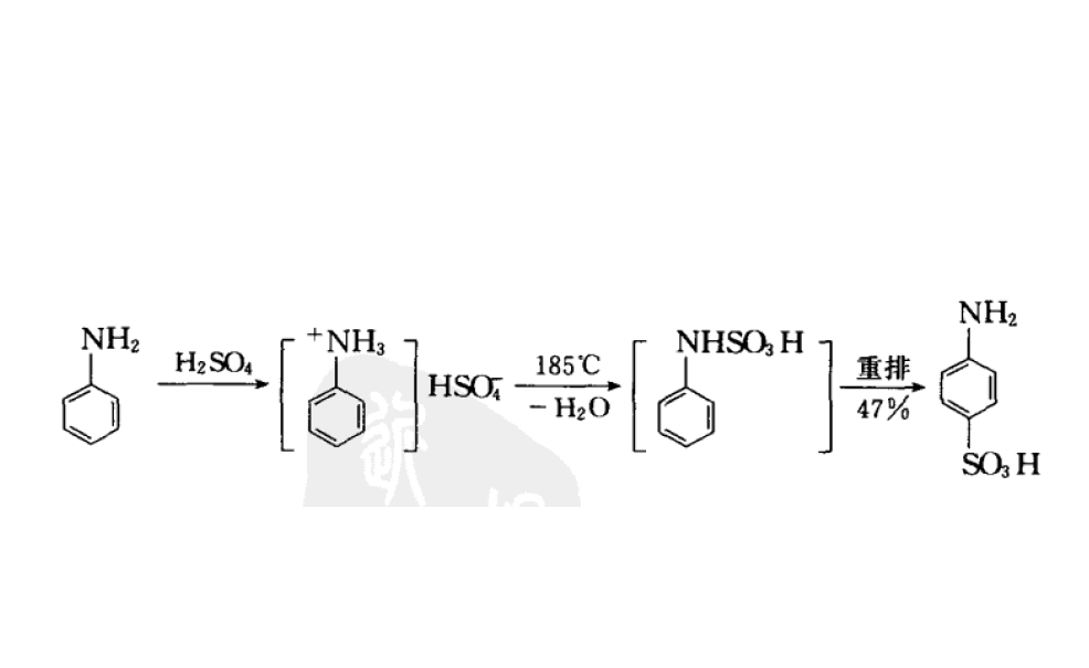 Aminosulfonic acid-Sulfanilic acid 重排