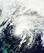 颶風凱特 衛星雲圖