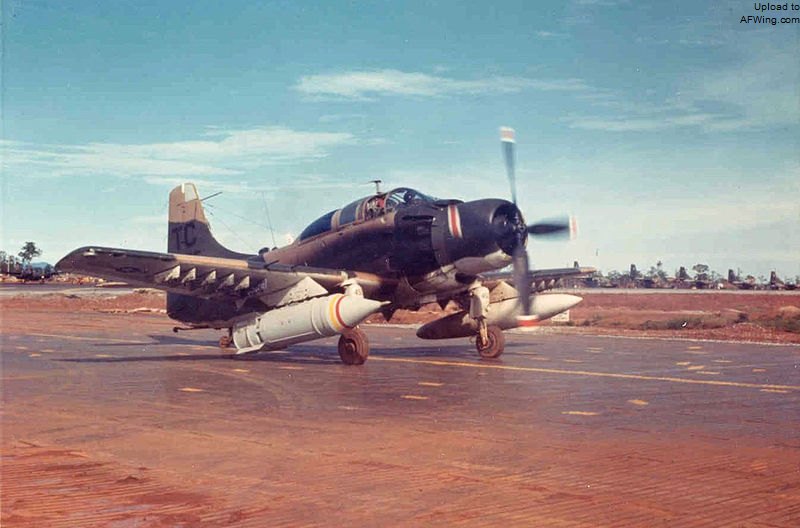 美國空軍泰國軍事基地的A-1