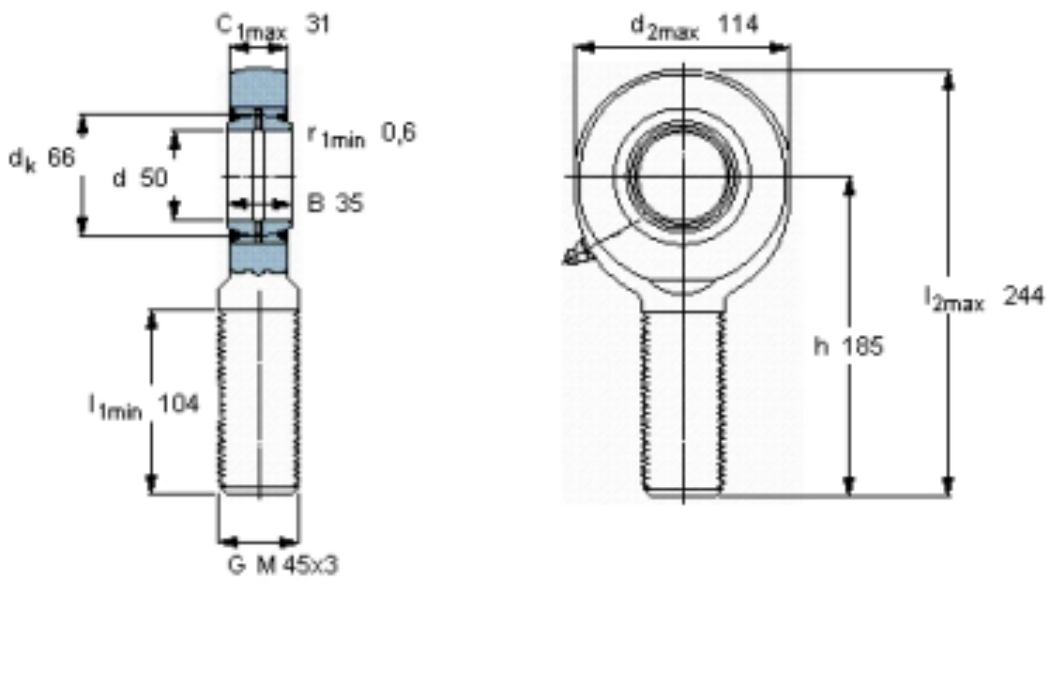 SKF SALA50ES-2RS軸承 SKF SALA50ES-2RS軸承