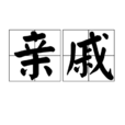 親戚(漢語詞語) 親戚(漢語詞語)