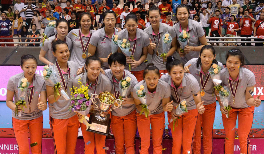 中國女排獲澳門站冠軍