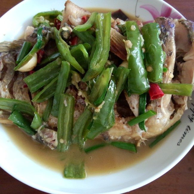 青椒燜魚