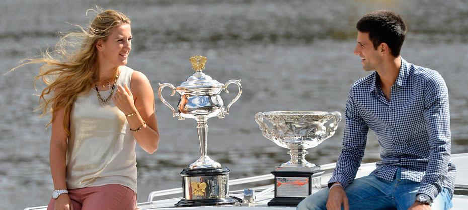 2013澳網冠軍（阿扎倫卡、德約科維奇）