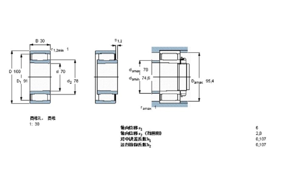 SKF C4914K30V軸承 SKF C4914K30V軸承