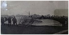 1910年7月16日,飛機失事殘骸