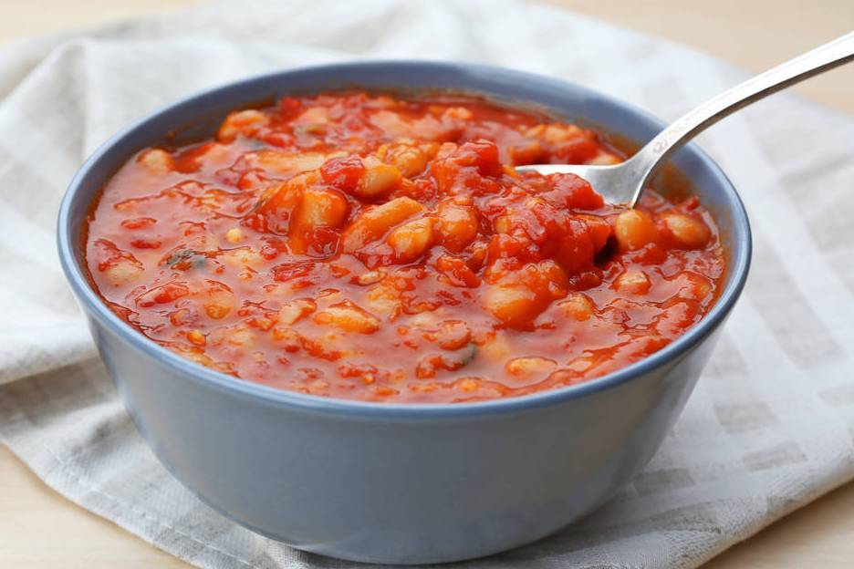 番茄醬燉利馬豆